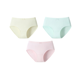 【7A级抗菌】安奈儿童装女童内裤三角裤三件装2026春新款JG617090