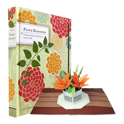 英文原版 Paper Blossoms A Pop-up Book 纸花艺术设计 立体工艺艺术书