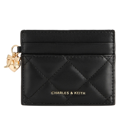 CHARLES&KEITH25冬新款CK6-50770712爱心蝴蝶结包挂菱格卡包卡夹