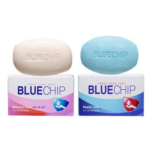 韩国进口爱敬Blue Chip杏仁油茶树油香皂清新细腻沐浴皂泡沫丰富