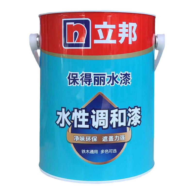 立邦水性调和漆铁木防水防晒环保