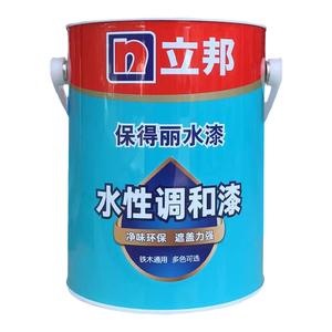 立邦水性调和漆铁木防水防晒环保
