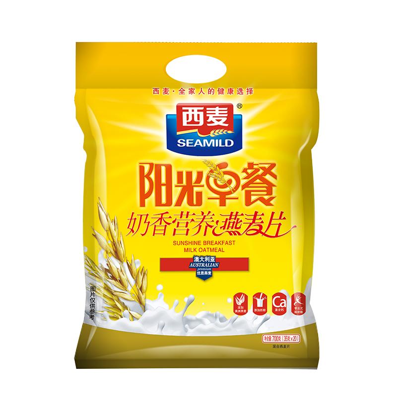 阳光早餐奶香营养麦片香700g甜味