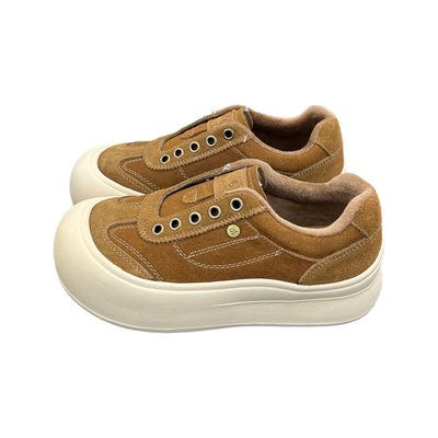 冬季加绒厚底美拉德休闲板鞋女