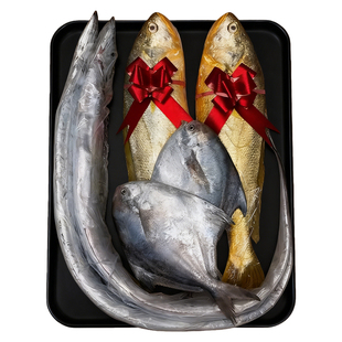 高端海鲜礼盒东海三宝年货海鲜大礼包宁波舟山特产水产套餐大全