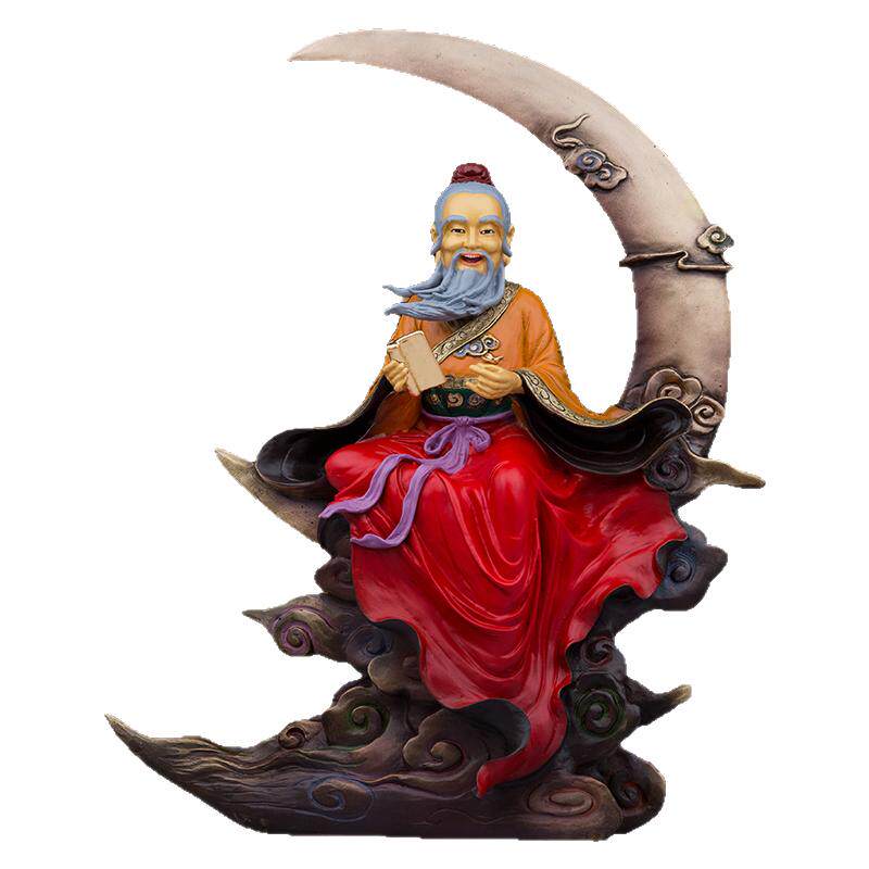 祥狮纯铜复古月老星君神像牵红线