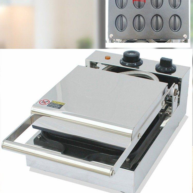 商用电热咖啡豆机甜点烧烤机咖啡豆形状特色鸡蛋仔华夫饼机器,厨房电器,商用蛋卷机,淘宝优惠券,粉丝福利购,淘宝优惠卷