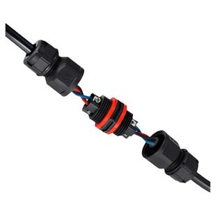 防水连接器电线快速接线端子防雨户外拔插式接头2/3/4芯对接埋地