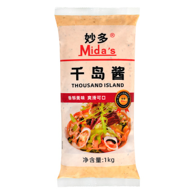 妙多千岛酱沙拉汁水果蔬菜好味道