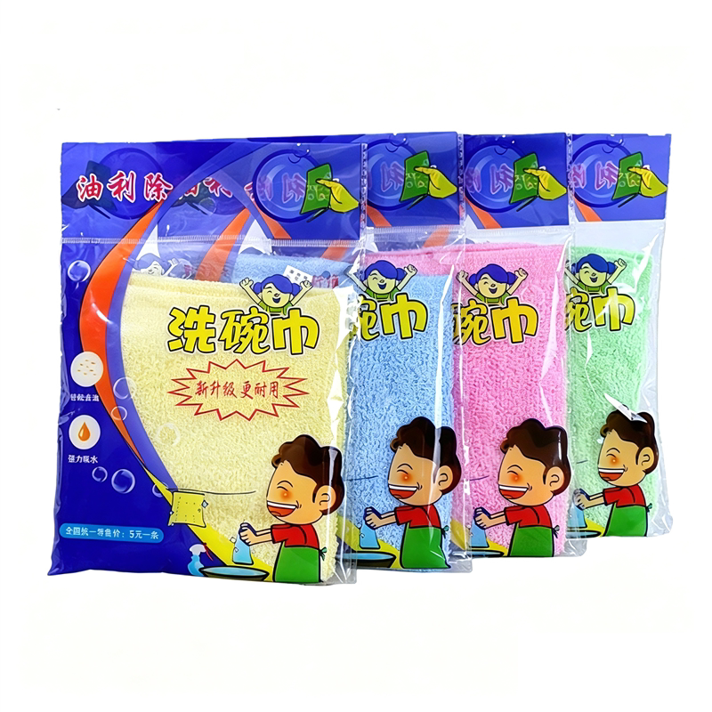 升级油利除木纤维不易沾油洗碗巾