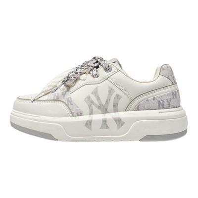 MLB官方 张凌赫同款男女韩系复古老花增高学长鞋25秋冬新款SXM05