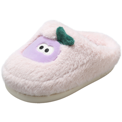 牧童儿童保暖居家棉拖鞋