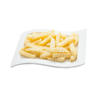 麦肯波浪薯条半成品麦肯同款波浪曲薯条冷冻波纹薯条油炸商用4斤