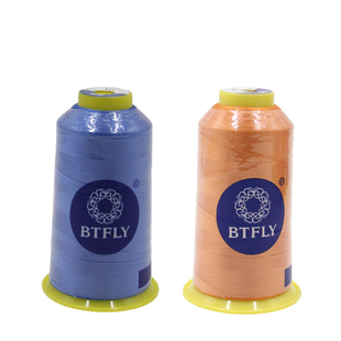 蝴蝶牌绣花线108D/2电脑涤丝绣花线高温不褪色环保品质耐水洗亮丽