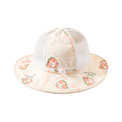 宝宝遮阳帽夏季薄款渔夫帽