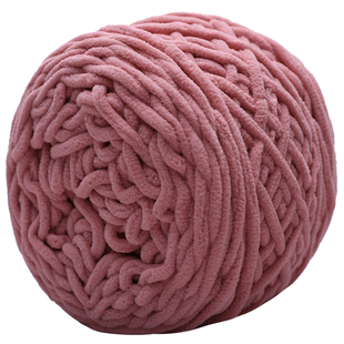 大团3.3两冰条线毛线手工diy材料勾针钩织拖鞋手工编织包粗毛线团