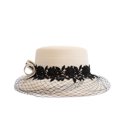 EE春夏优雅复古出游防晒草帽女