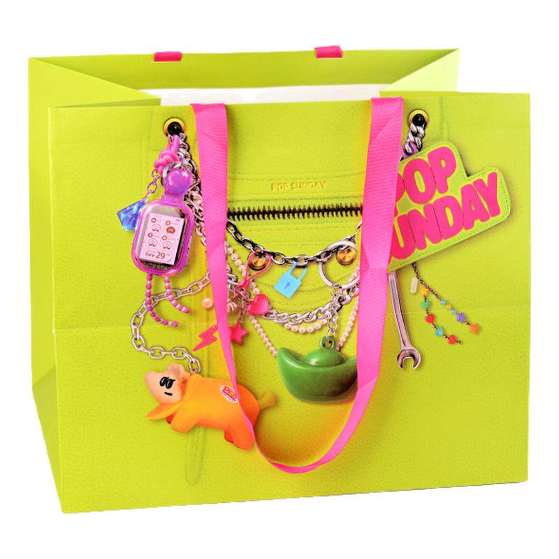 POP SUNDAY流行周日品牌盲盒系列礼品袋送礼包装礼物代写心意卡片