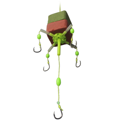 零重力方块钩鲢鳙钓组浮子翻板钩