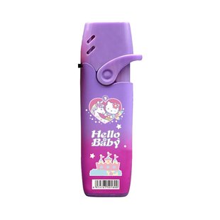 渐变ins网红可爱卡通充气打火机草莓直冲创意防风个性男友礼物