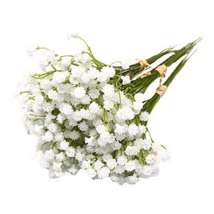 仿真清新满天星把束 假花绢花 花环插花diy手工材料 家居婚礼装饰