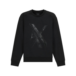 【甄品精选】AX阿玛尼 男士圆领拼色男装卫衣运动衫6KZMLR ZJKQZ