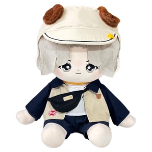 杰姆可可坐姿款40cm娃衣正版棉花娃娃原创衣服叮咚玩偶服公仔套装