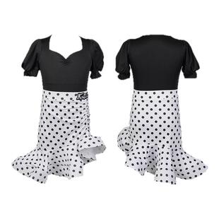 鹏翼之美拉丁舞服装女童2025春夏新款练功服儿童演出服表演服