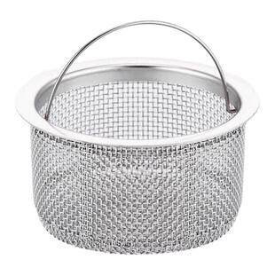 厨房水槽垃圾过滤网洗菜盆通用漏斗洗碗水池不锈钢下水道提笼盖器