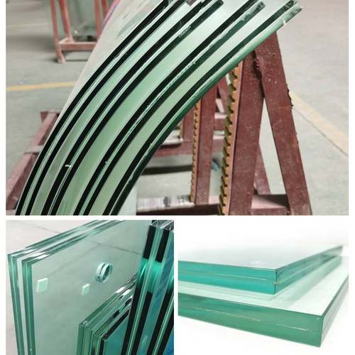 6+6透明钢化夹胶玻璃防爆胶双层8+8玻璃安全等玻璃钢夹加工化单