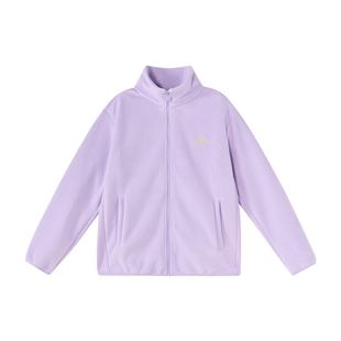 笛莎官方旗舰童装女童暖糯舒适奥利绒复合摇粒绒外套儿童春装新款