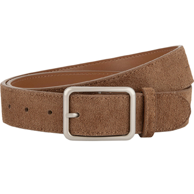 宽皮带女款2025新款高级感复古配裙子风衣牛仔裤绒面牛皮真皮腰带