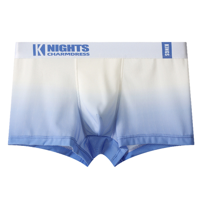 冰丝男士内裤渐变色冰爽舒适四角