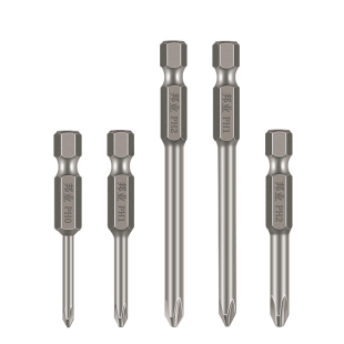 邦业加硬S2钢十字批头强磁风批头电钻头电动螺丝刀头加长特级套装