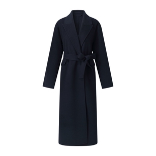 首降5折|歌莉娅全羊毛大衣女秋冬气质高级感穿搭情侣长款毛呢外套