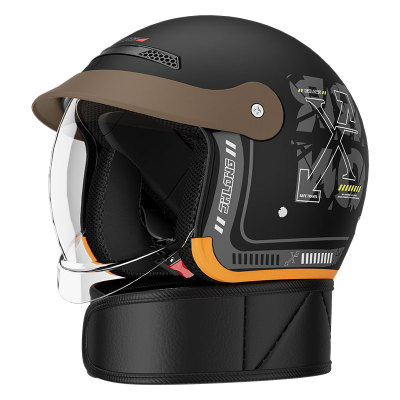 君豪龙内推式头盔冬季围脖保暖