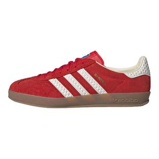 Adidas阿迪达斯 GAZELLE INDOOR 红色德训休闲运动板鞋T头 IF1808