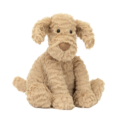 Jellycat波浪毛小狗毛绒安抚玩具