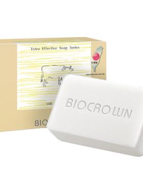 百匡/BIOCROWN 牛奶精华手工皂 原装进口 洁面皂