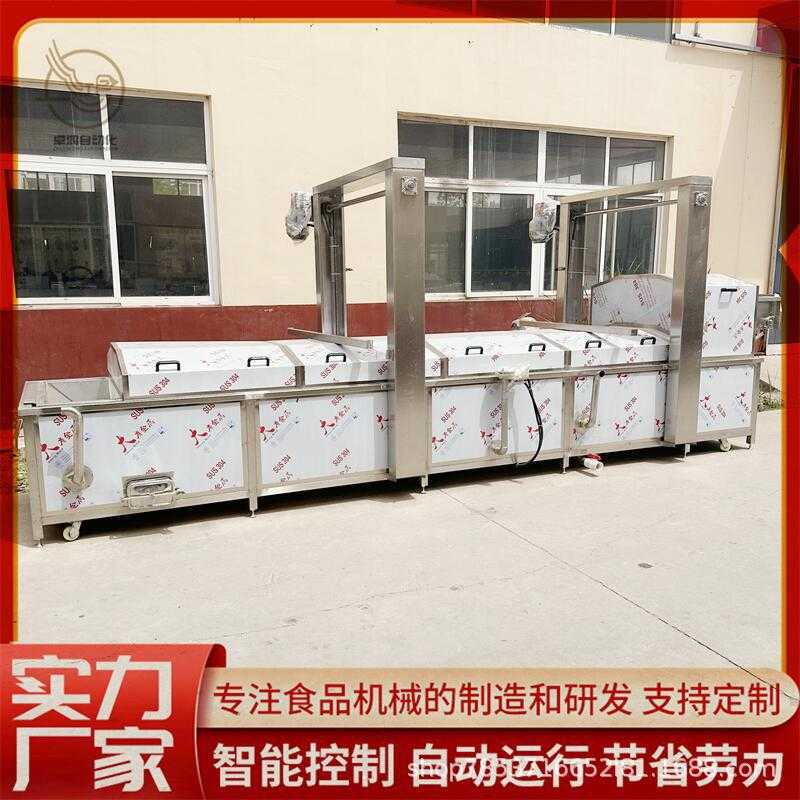 全自动提升式中药材加工设备 连续式白芍蒸煮设备 商用天麻蒸煮机