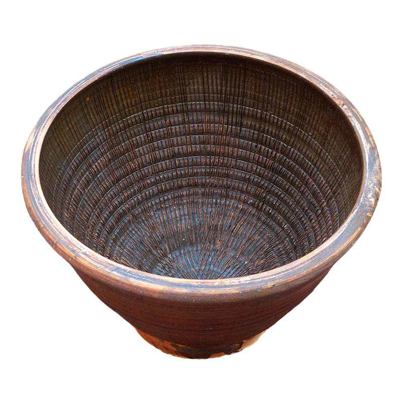 擂茶钵特大老式擂钵超大擂茶传统