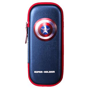 迪士尼联众漫威笔袋文具盒男孩小学生专用蜘蛛侠铅笔袋幼儿园笔盒男生文具用品双层防水超大容量铅笔盒收纳袋