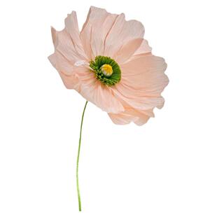 大型装饰美陈商场纸艺花虞美人皱纹纸手工DIY材料包套装直径50cm