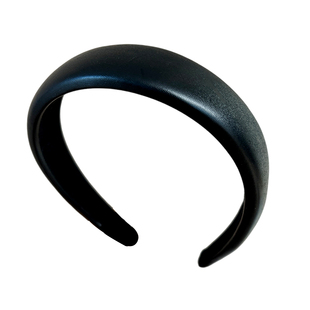 秋冬咖色系皮质发箍女高颅顶宽边洗脸敷面膜外出压发发卡头箍发饰