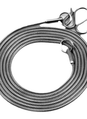 泰国佛牌链子圆蛇骨链W扣不掉色