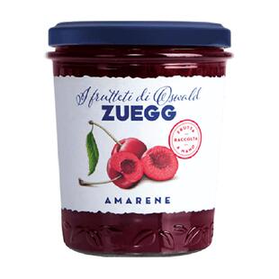 德国进口嘉丽ZUEGG车厘子果肉果酱320g×1瓶黑樱桃果肉面包酱烘焙