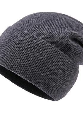 CITYSHEEP男士纯羊毛加绒针织帽