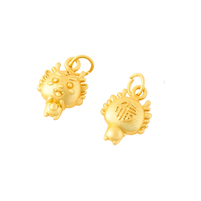 马年配件DIY沙金吊坠保色配饰