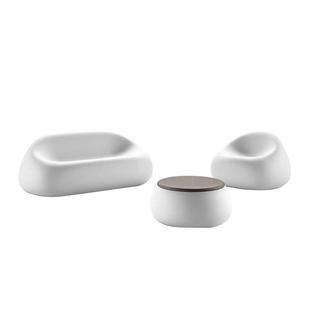 玻璃钢座椅户外公园椭圆鹅卵石坐凳公共休息椅子商场休闲椅定制