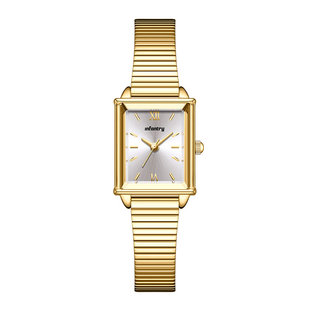 Infantry鹰轰小金表悦己系列石英机芯钢表带女表送女友情人节礼物